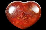 Colorful Carnelian Agate Heart #125825-1
